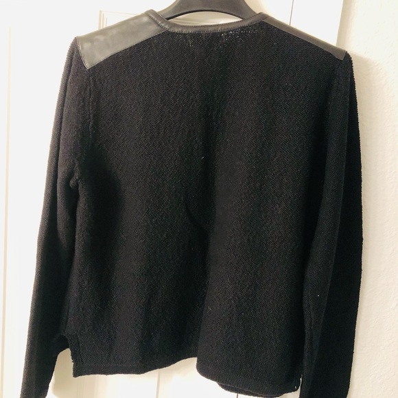 APT. 9 Black Moto Cardigan  PL - Picture 5 of 12